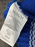 CAbi Stripes Blue Pullover Sweater Size M - photo 7