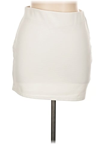 Zara Faux Leather Skirt (view 1)