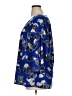 Lane Bryant 100% Polyester Blue 3/4 Sleeve Blouse Size 14 - 16 Plus - photo 5