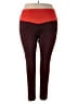 Athleta Color Block Red Active Pants Size 2X - photo 2