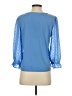 CeCe 100% Polyester Blue 3/4 Sleeve T-Shirt Size S - photo 2