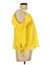 Tovia 100% Polyester Yellow 3/4 Sleeve Blouse Size L - photo 4