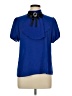 Assorted Brands Blue Short Sleeve Blouse Size L - photo 1