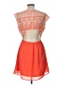 Jealous Tomato 100% Polyester Orange Casual Dress Size L - photo 2