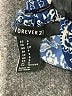 Forever 21 100% Polyester Paisley Blue Jumpsuit Size S - photo 4