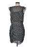Express 100% Polyester Polka Dots Gray Cocktail Dress Size M - photo 1