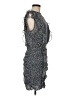 Express 100% Polyester Polka Dots Gray Cocktail Dress Size M - photo 4