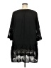 Freshwater Black 3/4 Sleeve Blouse Size XXL - photo 2