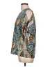Unbranded Paisley Tan 3/4 Sleeve Blouse Size L - photo 5