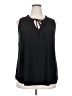 Siren Lily Black Sleeveless Blouse Size 2X - photo 1