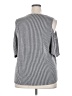 retrology Silver Gray 3/4 Sleeve Top Size 2X - photo 2