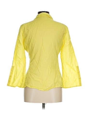 Ann Taylor Factory 3/4 Sleeve Button-Down Shirt (view 2)