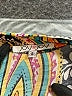 Joy Joy Paisley Black Short Sleeve Blouse Size S - photo 7