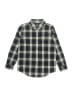 Janie and Jack 100% Cotton Plaid Gray Long Sleeve Button-Down Shirt Size 6 - photo 1