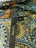 Cathy Paisley Teal 3/4 Sleeve Blouse Size L - photo 6