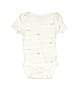 Cloud Island 100% Cotton Print Ivory White Short Sleeve Onesie Size Newborn - photo 1