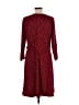 Lands' End Animal Print Red Casual Dress Size L - photo 2