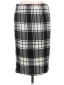 Bobeau Plaid Gray Black Casual Skirt Size L - photo 2