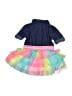 Bebe 100% Cotton Blue Dress 9-12 MO / 12 MO - photo 2