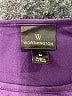 Worthington 100% Polyester Purple Short Sleeve Blouse Size M - photo 7