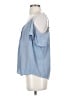 Joie Blue Sleeveless Blouse Size S - photo 5