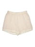 Unbranded 100% Polyester Chevron-herringbone Ivory Shorts Size 1X - photo 1