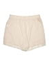 Unbranded 100% Polyester Chevron-herringbone Ivory Shorts Size 1X - photo 2