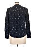 J.Crew 100% Silk Polka Dots Blue Blouse Size 10 - photo 2