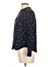 J.Crew 100% Silk Polka Dots Blue Blouse Size 10 - photo 5