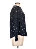 J.Crew 100% Silk Polka Dots Blue Blouse Size 10 - photo 4