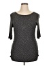 Boden Stars Black 3/4 Sleeve Top Size 14 - photo 1