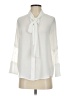 Express 100% Polyester Ivory Long Sleeve Blouse Size XS - photo 1