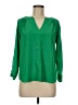 Collective Concepts Green 3/4 Sleeve Blouse Size M - photo 1
