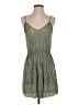 Forever 21 100% Polyester Metallic Green Casual Dress Size S - photo 1