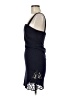 Soprano Solid Blue Cocktail Dress Size M - photo 5