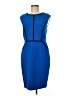 The Limited Color Block Blue Cocktail Dress Size 8 - photo 1