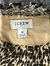 J.Crew Factory Store 100% Polyester Animal Print Brown Long Sleeve Blouse Size M - photo 7