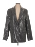 Zara 100% Polyester Metallic Silver Blazer Size S - photo 1