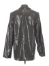 Zara 100% Polyester Metallic Silver Blazer Size S - photo 2