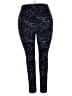 Unbranded Graphic Blue Black Leggings Size 3X - 5X - photo 2
