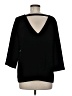 Assorted Brands 100% Polyester Black 3/4 Sleeve Top Size M (estimated) - photo 2