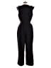 BCBGeneration 100% Polyester Solid Black Jumpsuit Size L - photo 2