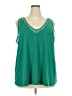Torrid Green Sleeveless Blouse Size 3X Plus (3) - photo 1