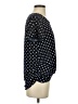 Diana Belle Polka Dots Black Short Sleeve Top Size S - photo 4