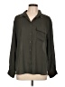 Pleione 100% Polyester Green Long Sleeve Blouse Size L - photo 1