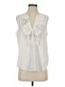 J.Crew 100% Polyester Ivory Sleeveless Blouse Size S - photo 1