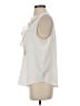 J.Crew 100% Polyester Ivory Sleeveless Blouse Size S - photo 5