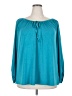Anne Klein Teal 3/4 Sleeve Blouse Size 2X - photo 1