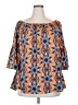 Dalin 100% Polyester Orange 3/4 Sleeve Blouse Size 2X - photo 1