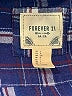 Forever 21 Plaid Blue Long Sleeve Button-Down Shirt Size L - photo 7